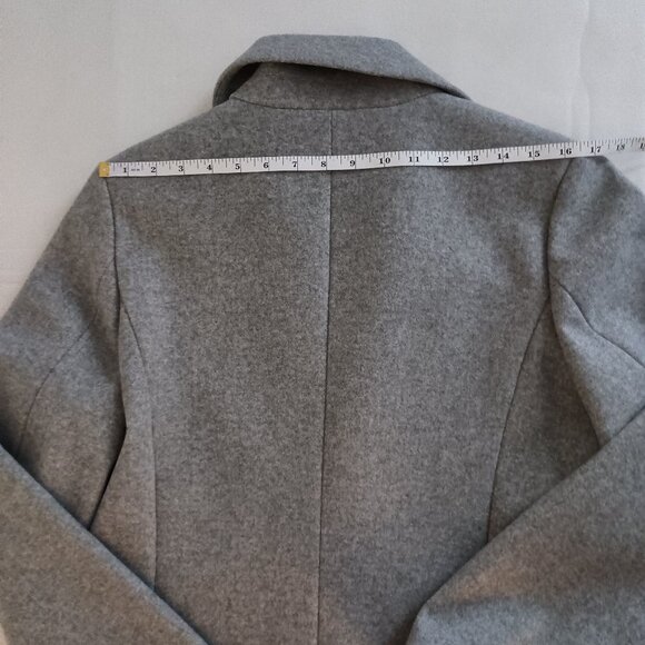 Laundry by Shelli Segal Gray Wool Alternative Winter Coat Women’s Size L NWT - Picture 11 of 16